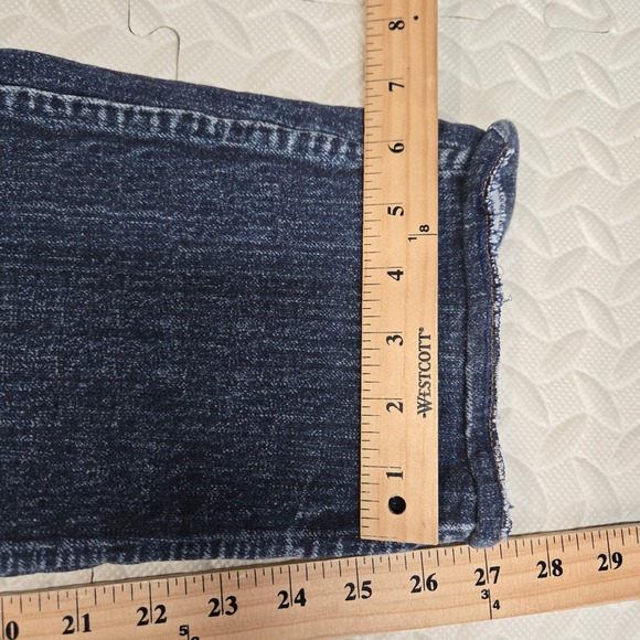 Rag & Bone Miramar Mia Denim Print Cotton Terry Jogger Pants Blue L Athleisure - Picture 10 of 11